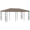 Gazebo 236.2"x118.1" Taupe Fabric - Taupe