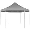 Hexagonal Pop-Up Foldable Marquee Gray 11.8'x10.2' - Grey