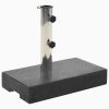 Parasol Base Granite 55.1 lb Rectangular Black - Black