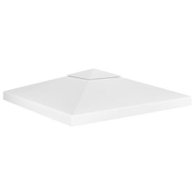 2-Tier Gazebo Top Cover 1 oz/ft² 9.8'x9.8' White - White