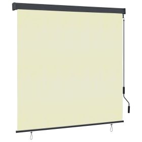 Outdoor Roller Blind 63"x98.4" Cream - Cream