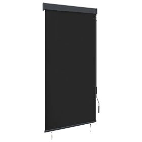 Outdoor Roller Blind 31.5"x98.4" Anthracite - Grey