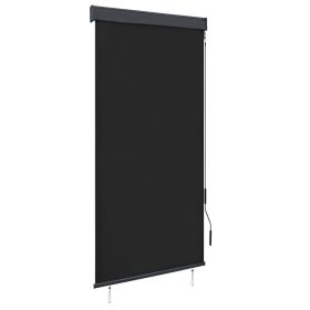 Outdoor Roller Blind 39.4"x98.4" Anthracite - Grey