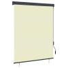 Outdoor Roller Blind 55.1"x98.4" Cream - Cream