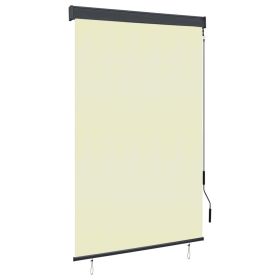 Outdoor Roller Blind 47.2"x98.4" Cream - Cream
