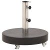 Parasol Base Granite 66.1 lb Round Black - Black