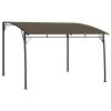 Garden Sunshade Awning 9.8'x9.8'x8.4' Taupe - Taupe