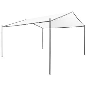 Garden Gazebo 157.5"x157.5"x102.4" White 0.6 oz/ft² - White