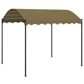 Gazebo 13.1'x9.8'x8.5' Taupe 0.6 oz/ft² - Taupe