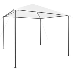 Gazebo 9.8'x9.8'x9.5' White 0.6 oz/ft² - White
