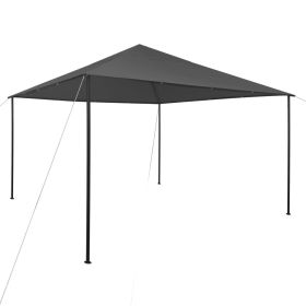Gazebo 13.1'x13.1'x9.8' Anthracite 0.6 oz/ft² - Anthracite