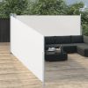 Retractable Side Awning Cream 39.4"x393.7" - Cream