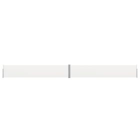 Patio Retractable Side Awning 55.1"x472.4" Cream - Cream