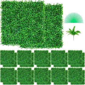 VEVOR Artificial Boxwood Panel UV 24pcs Backdrop Wall
