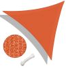 25' x 25' x 25' Triangle Sun Shade Sail/Bright Orange - LA01