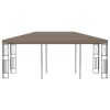 Gazebo 236.2"x118.1" Taupe Fabric - Taupe