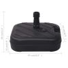 Umbrella Base Sand/Water Filled 6.3 gal Black - Black