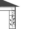 Gazebo with Mosquito Net 19.7'x9.8'x9' Anthracite - Grey