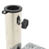 Parasol Base Granite 22 lb Curved Gray - Grey