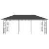 Gazebo with Mosquito Net 19.7'x9.8'x9' Anthracite - Grey