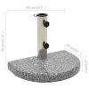 Parasol Base Granite 22 lb Curved Gray - Grey