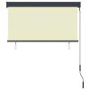 Outdoor Roller Blind 47.2"x98.4" Cream - Cream