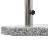 Parasol Base Granite 22 lb Curved Gray - Grey