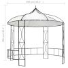 Gazebo 118.1"x114.2" White Round - White