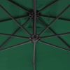 Cantilever Umbrella with Steel Pole 118.1" Green - Green