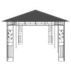 Gazebo with Mosquito Net 19.7'x9.8'x9' Anthracite - Grey