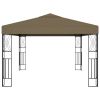 Gazebo 118.1"x157.5" Taupe Fabric - Taupe