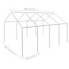 Frame for 26.2'x13.1' Marquee Steel - Silver