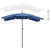 Garden Parasol with Pole 78.7"x51.2" Azure Blue - Blue