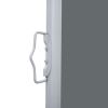 Retractable Side Awning Anthracite 47.2"x236.2" - Anthracite