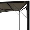 Garden Sunshade Awning 9.8'x9.8'x8.4' Taupe - Taupe