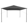 Gazebo 13.1'x13.1'x9.8' Anthracite 0.6 oz/ft² - Anthracite