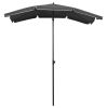 Garden Parasol with Pole 78.7"x51.2" Anthracite - Anthracite