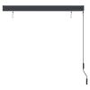 Outdoor Roller Blind 55.1"x98.4" Anthracite - Grey