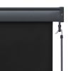 Outdoor Roller Blind 55.1"x98.4" Anthracite - Grey