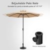 Patio Heavy-Duty Outdoor Stand Bronze Umbrella Base - Bronze A - Umbrella Stands & Bases