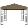 Gazebo 118.1"x118.1" Taupe Fabric - Taupe