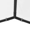Garden Gazebo 157.5"x157.5"x102.4" White 0.6 oz/ft² - White