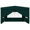 Professional Party Tent with Side Walls 13.1'x13.1' Green 0.3 oz/ft² - Green