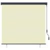 Outdoor Roller Blind 63"x98.4" Cream - Cream