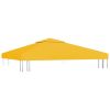 2-Tier Gazebo Top Cover 1 oz/ft² 9.8'x9.8' Yellow - Yellow