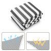 25' x 25' x 25' Triangle Sun Shade Sail/ Gray+White - As Picture