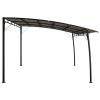 Garden Sunshade Awning 13.1'x9.8'x8.4' Taupe - Taupe