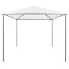 Gazebo 9.8'x9.8'x9.5' White 0.6 oz/ft² - White