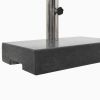 Parasol Base Granite 55.1 lb Rectangular Black - Black