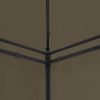Gazebo 236.2"x117.3"x106.3" Taupe 0.6 oz/ft² - Taupe